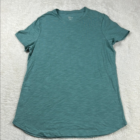 Felina Women's Aqua Short Sleeve Top - Picture 1 of 8